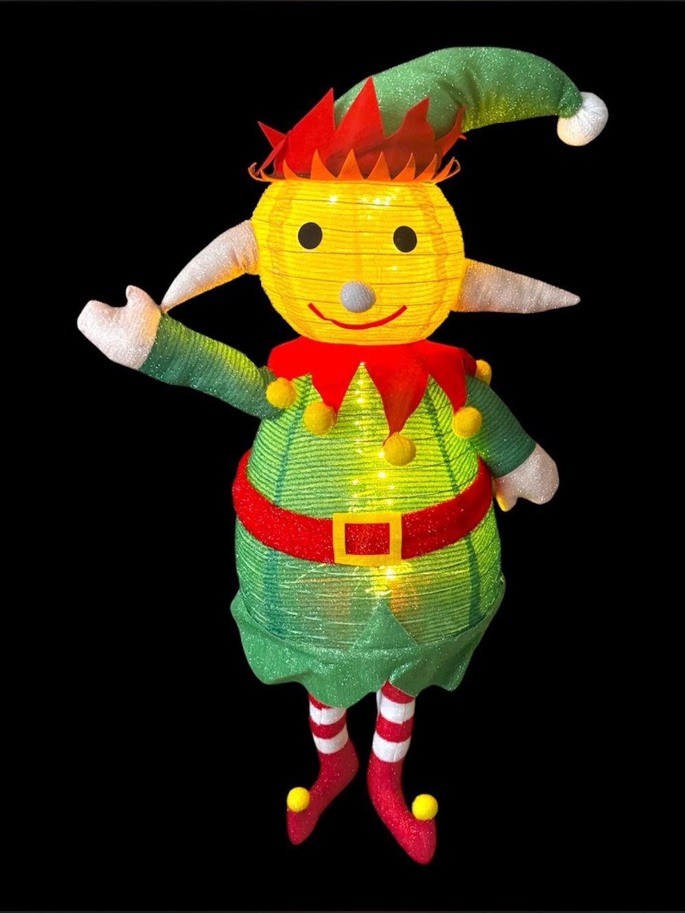 Northlight 46” Lighted Christmas Elf LED Outdoor Yard Decor Rare - Picture 3 of 5
